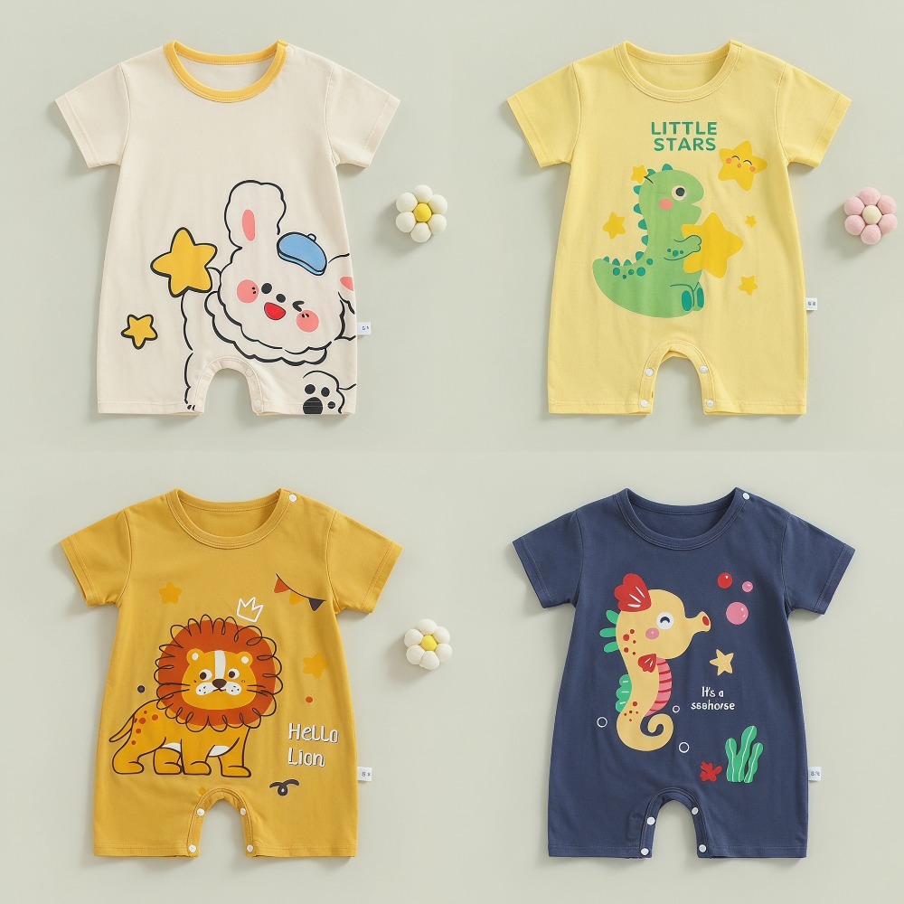 Baby Summer Linen Sleeveless Jumpsuit - Macacão de algodão e linho para