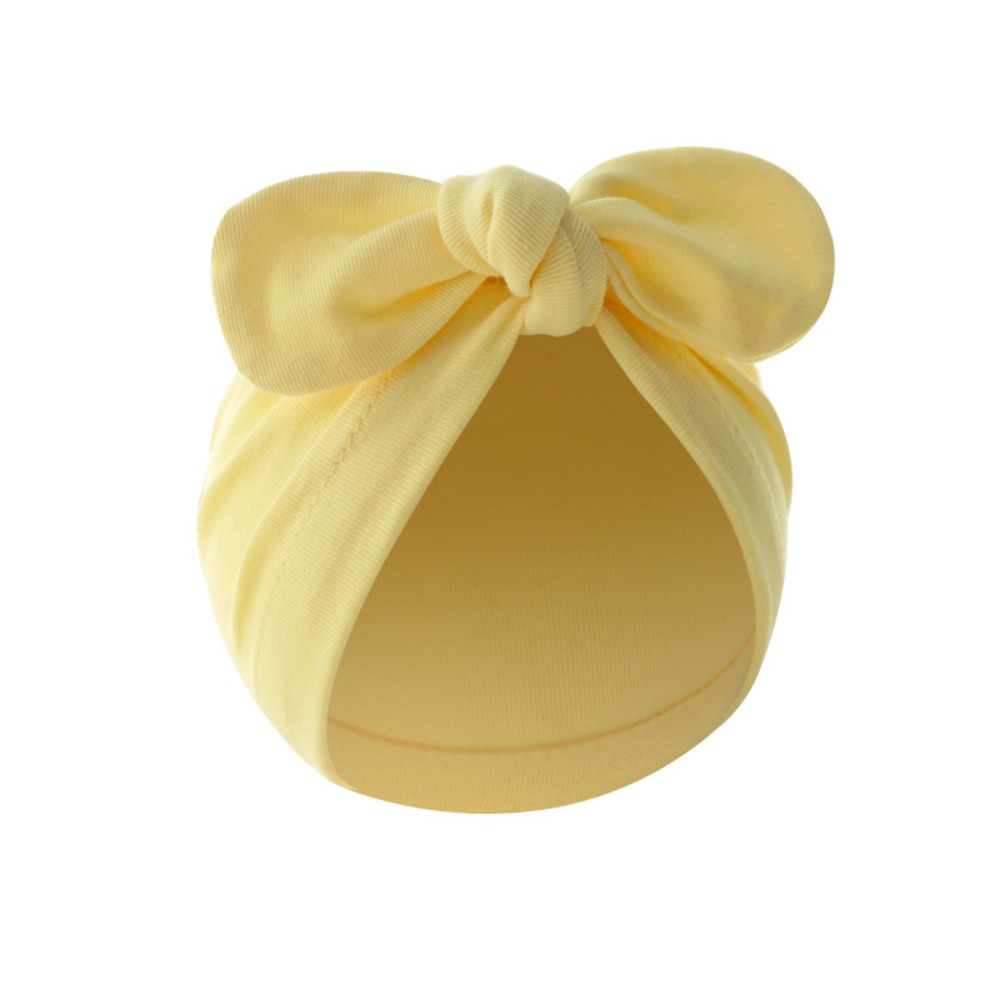Infant Beanie Hat With Ears - Bebê meninas meninos chapéu bonito flor