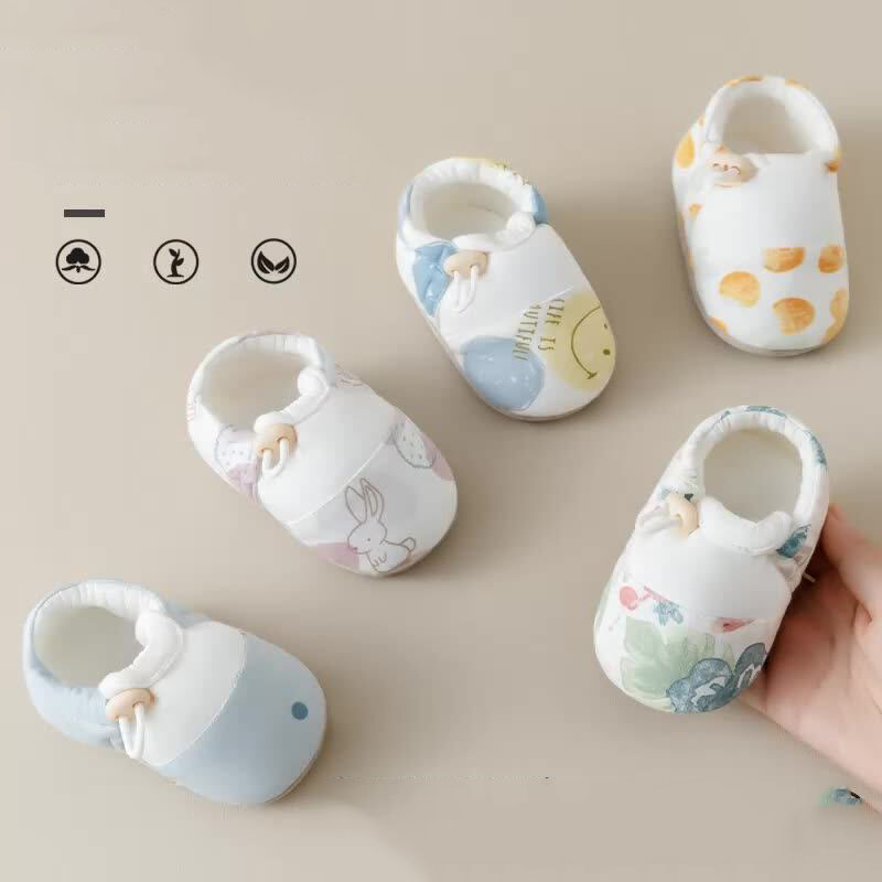 Unisex Baby Socks Non Slip - Sapatos infantis para caminhada com estampa