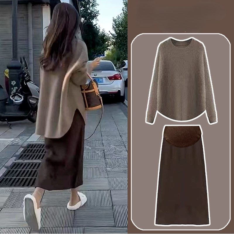 Maternity Wear - Conjunto de duas peças para maternidade,