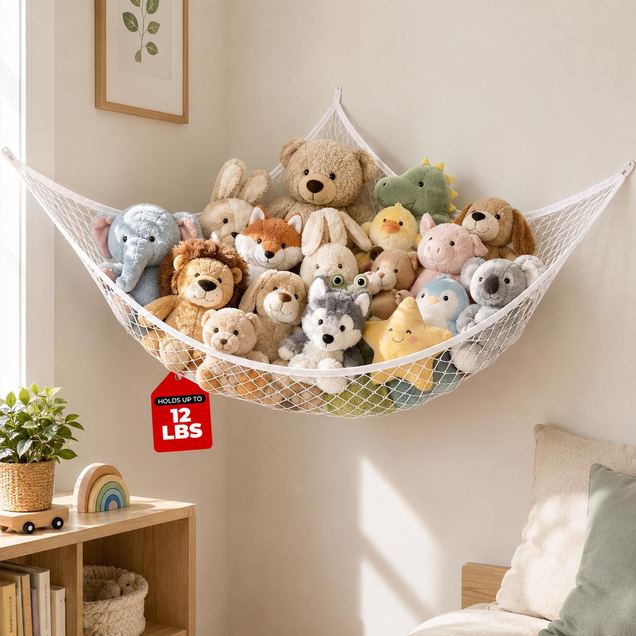 Nursery - Rede de Armazenamento de Brinquedos em