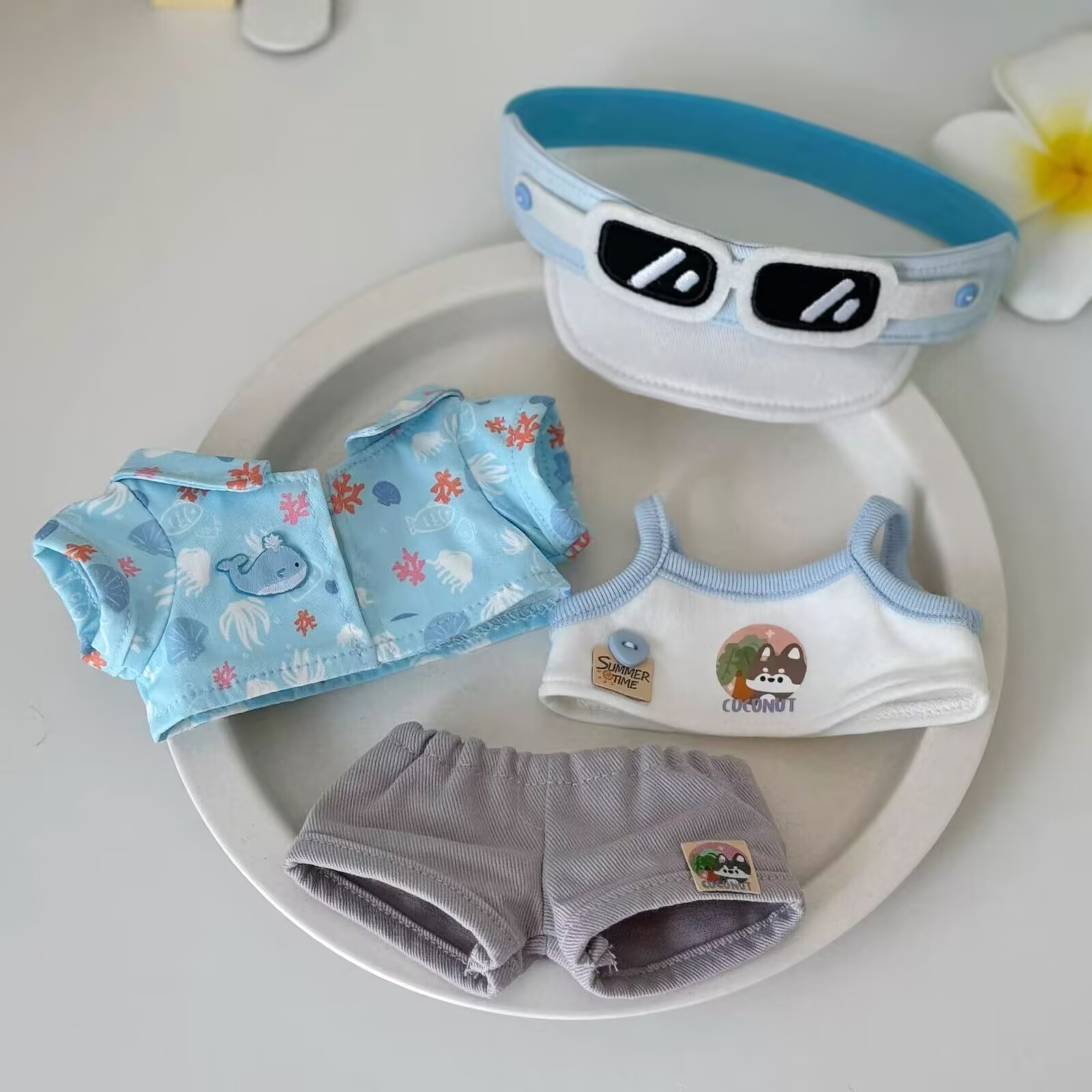 Baby Clothes - Vestido de bebê de 20cm, boneca