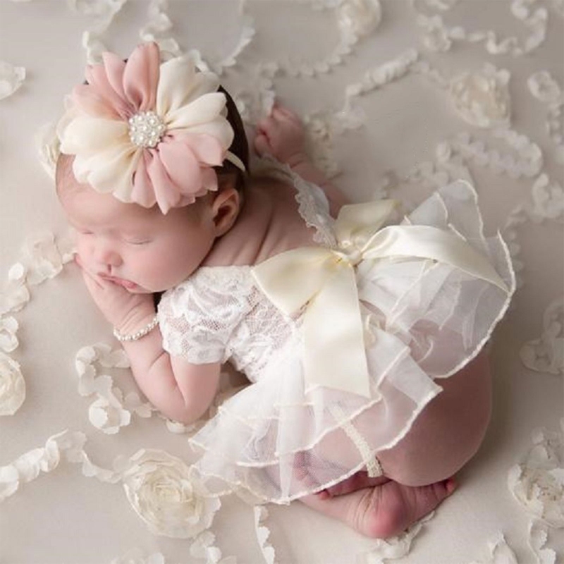 Infant Photography Props Outfit - Bebê fotografia adereços roupa laço bowknot