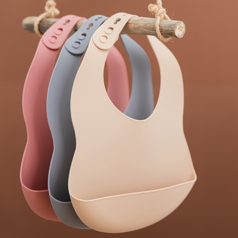 0-3 anos babador do bebê bpa l - Waterproof Baby Bibs Silicone avaliação e preço
