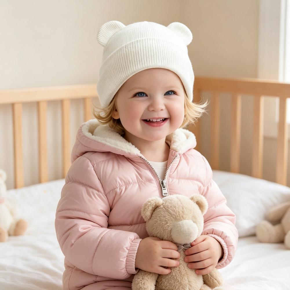 Gorro de Inverno para Bebê, Bo - Infant Beanie Hat With Ears avaliação e preço