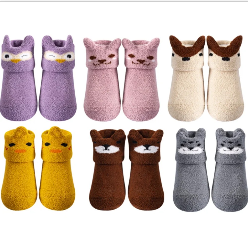 1 pçs cinza silicone antiderra - Unisex Baby Socks Non Slip avaliação e preço