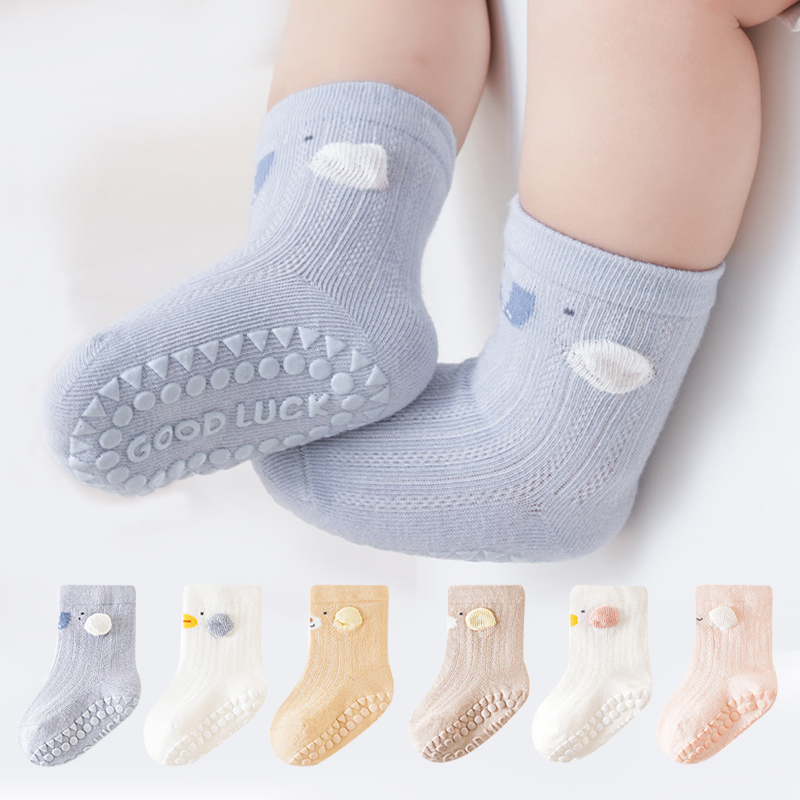 3 pares de meias de chão de be - Unisex Baby Socks Non Slip avaliação e preço