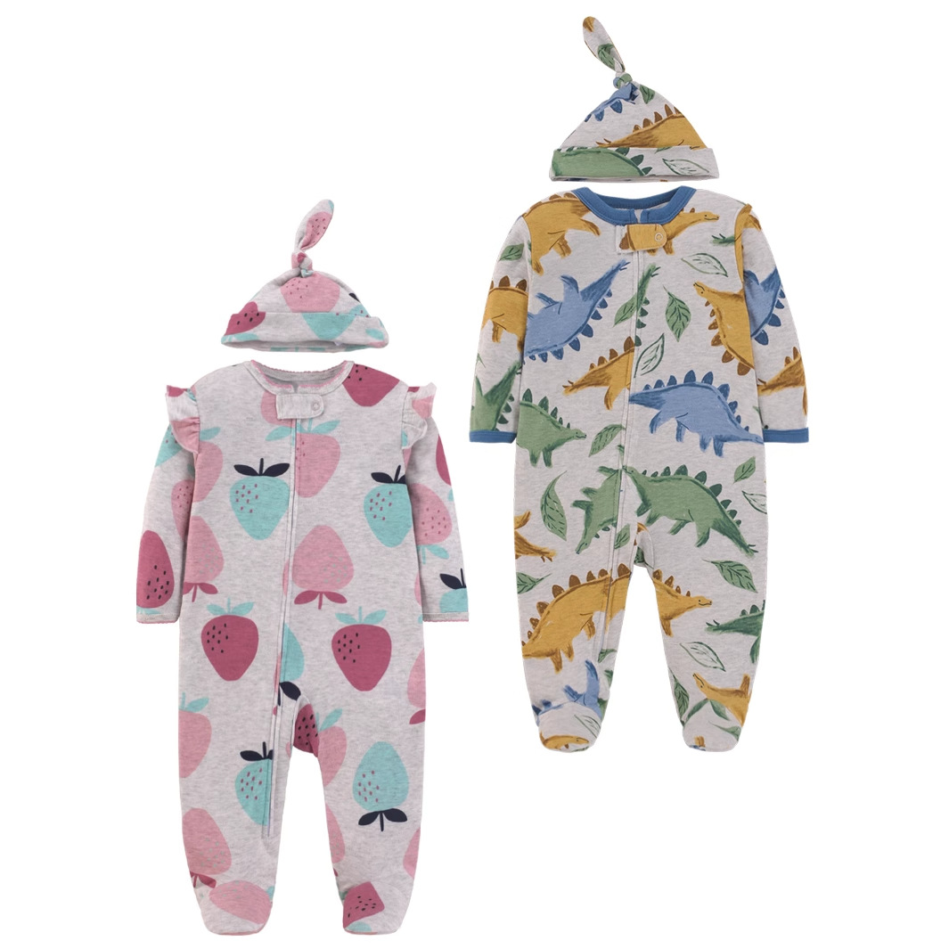 Macacão de Algodão Puro para B - Cotton Baby Onesies Zipper avaliação e preço