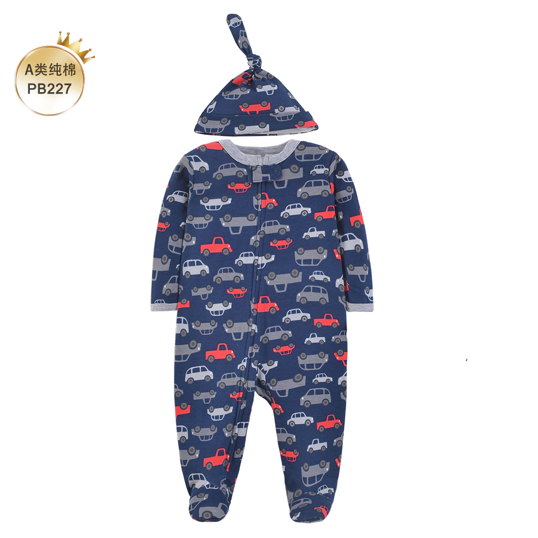 Macacão de Algodão Puro para B - Cotton Baby Onesies Zipper avaliação e preço
