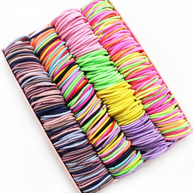 100pcs Bandas de cabelo Girl C - Baby Gear avaliação e preço