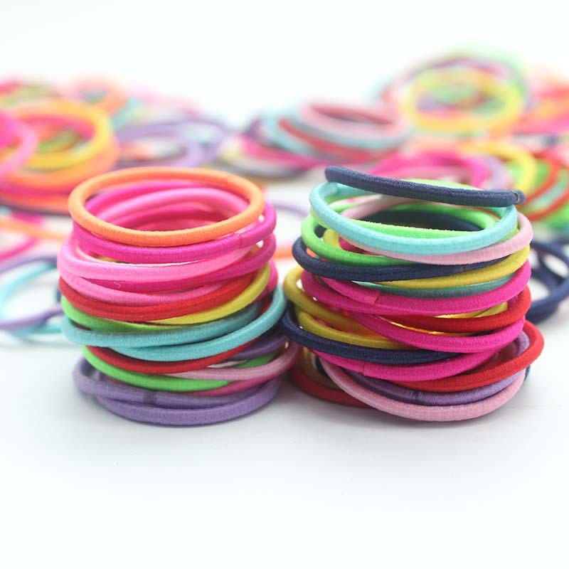 100pcs Bandas de cabelo Girl C - Baby Gear avaliação e preço