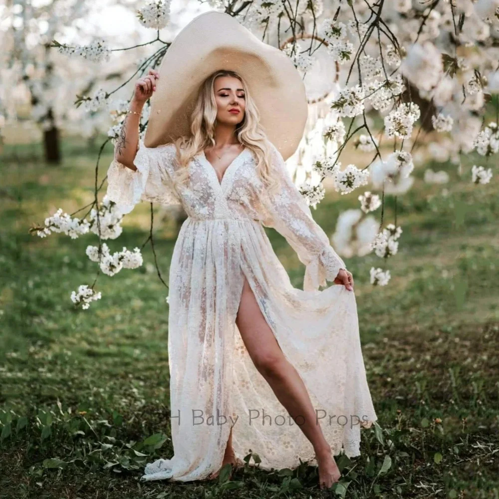 Vestido de fotografia grávida  - Maternity Wear avaliação e preço