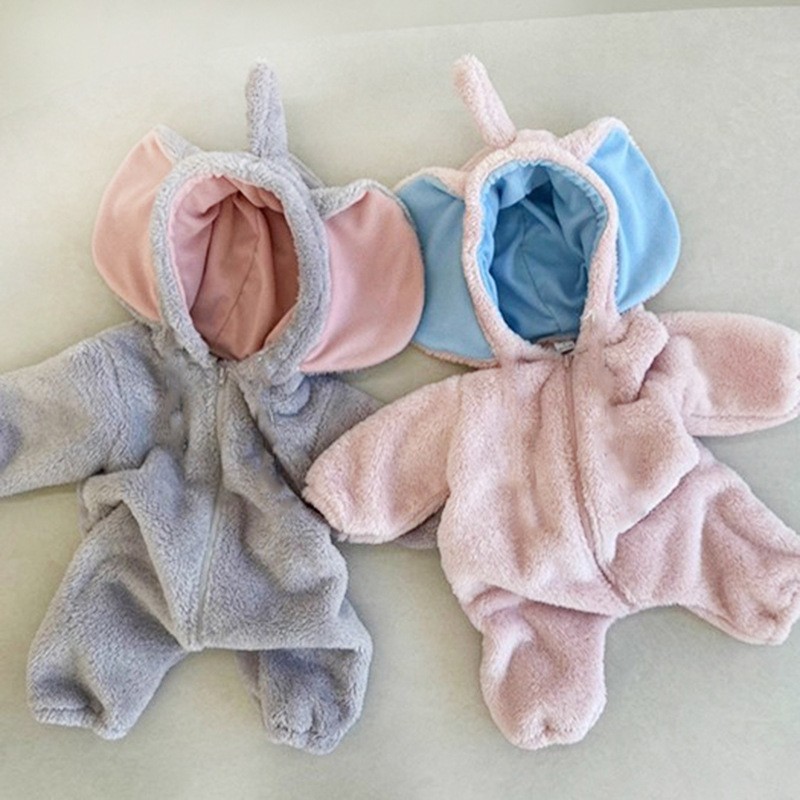 Adorável Macacão de Elefante p - Cotton Baby Onesies Zipper avaliação e preço
