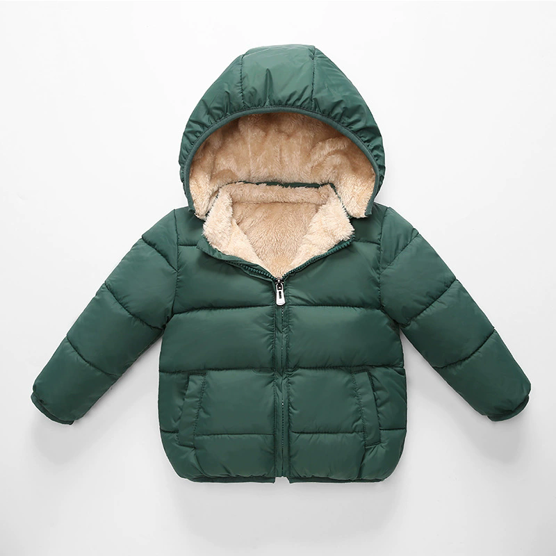 Jaqueta de Inverno com Capuz p - Toddler Boy Winter Fleece Jacket avaliação e preço