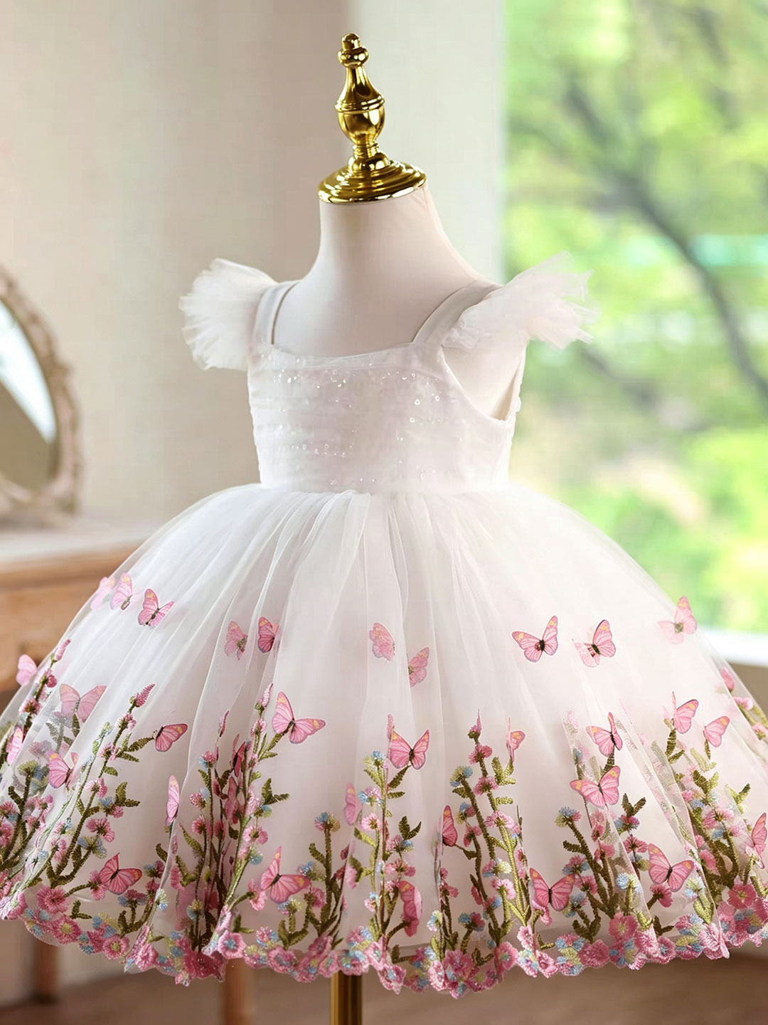 Vestido Infantil Jill Wish D27 - Toddler Girl Tulle Party Dress avaliação e preço