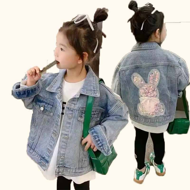 Bebê meninas denim casaco cria - Baby Clothes avaliação e preço