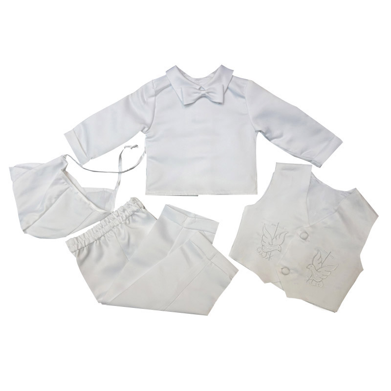 Roupas de batismo para bebês m - Baby Boy Suit Set Baptism avaliação e preço