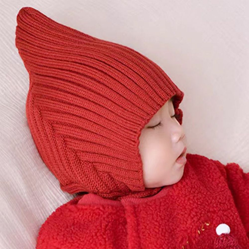 Bonito cor sólida chapéu do be - Infant Beanie Hat With Ears avaliação e preço