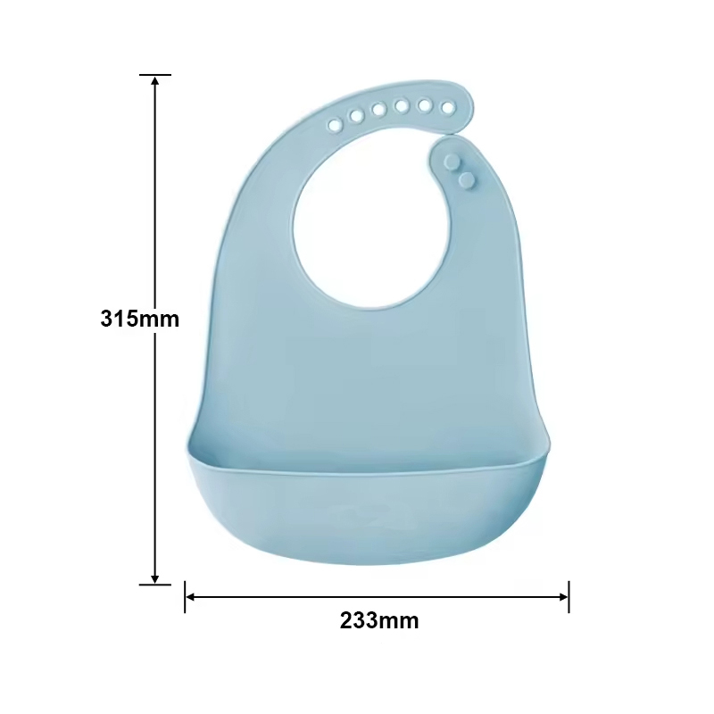 Food Grade Bebê Silicone Macio - Waterproof Baby Bibs Silicone avaliação e preço