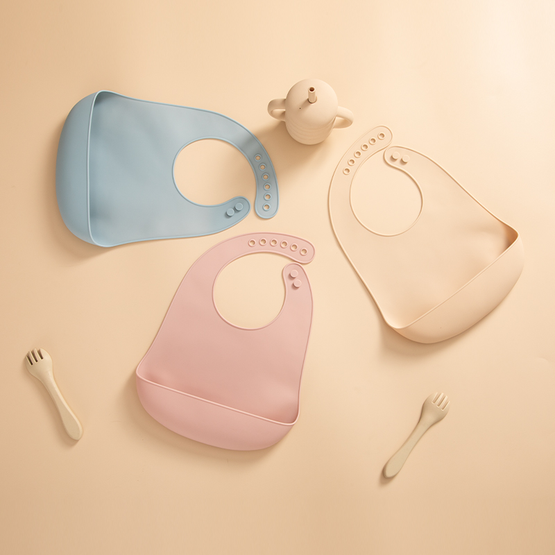 Food Grade Bebê Silicone Macio - Waterproof Baby Bibs Silicone avaliação e preço
