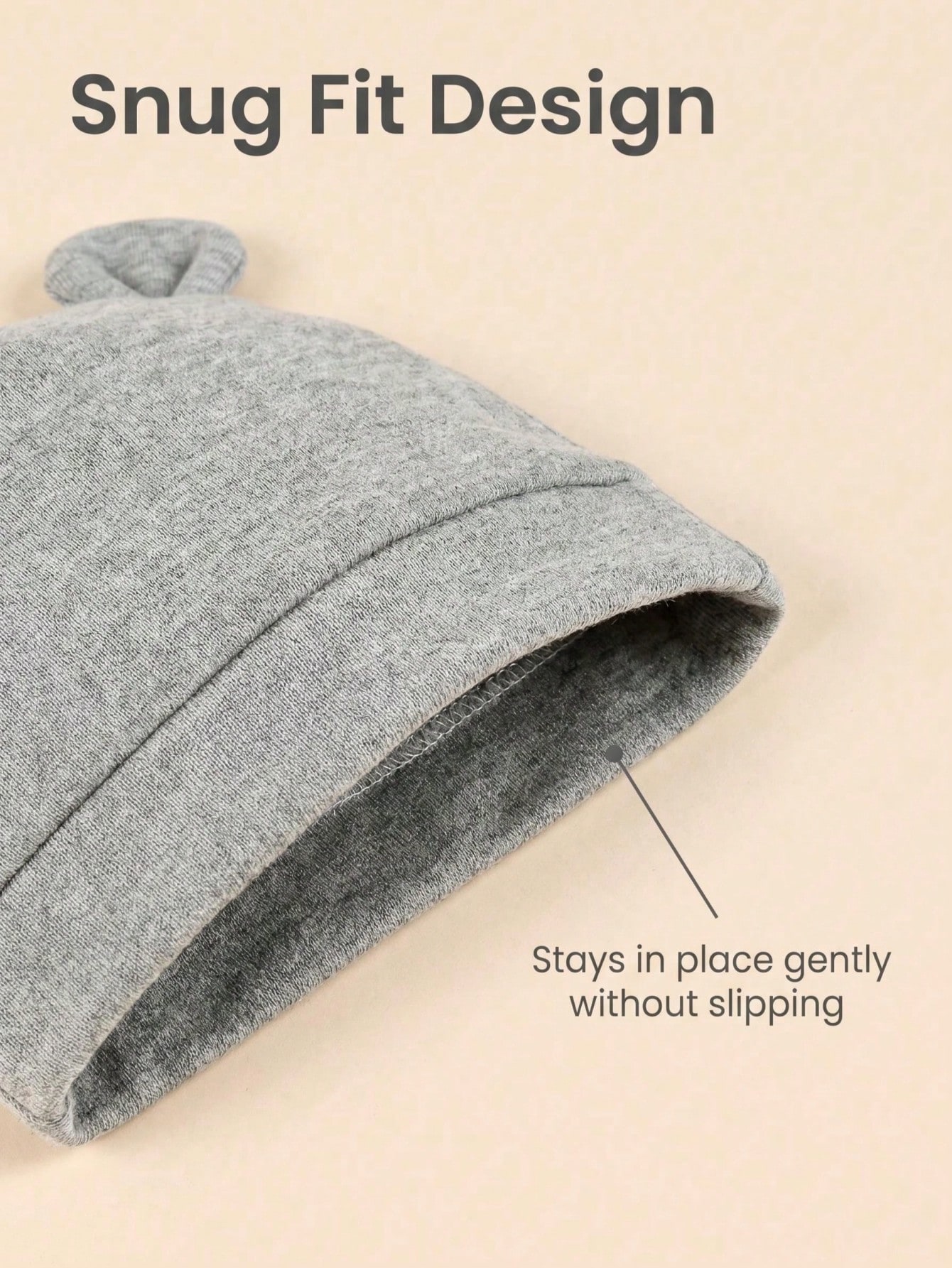 Conjunto de 3 Toucas de Bebê e - Infant Beanie Hat With Ears avaliação e preço