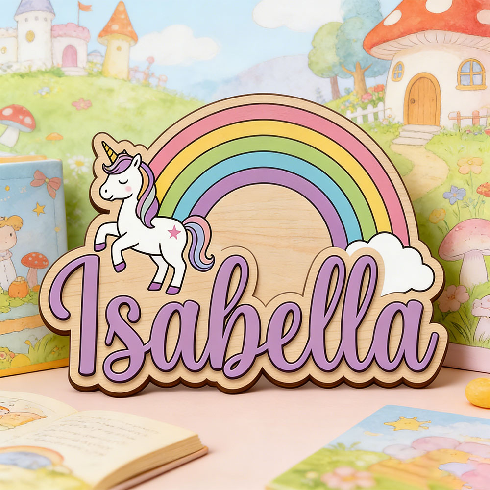 Placa de Nome Personalizada Un - Nursery avaliação e preço