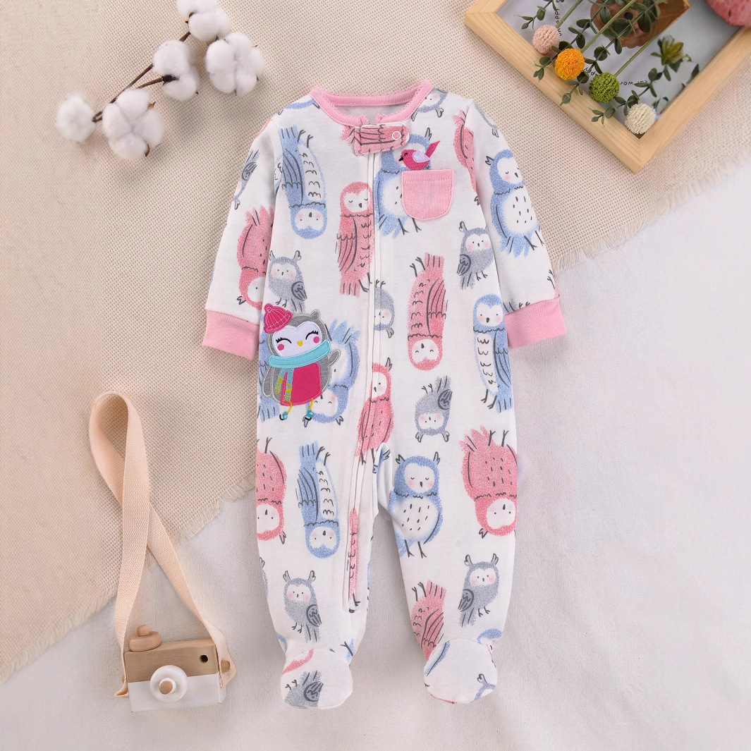 Macacão de Algodão Puro para B - Cotton Baby Onesies Zipper avaliação e preço