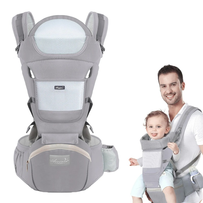 Canguru Ergonômico Multifuncio - Ergonomic Baby Carrier Newborn To Toddler avaliação e preço