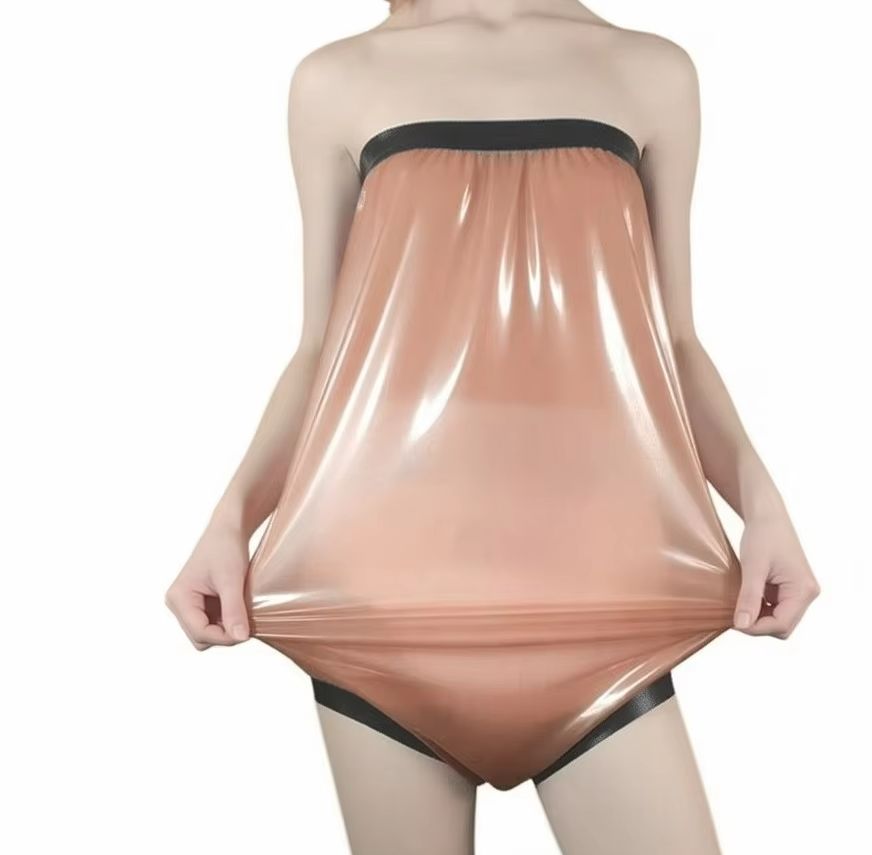 Shorts de Borracha Transparent - Diapering avaliação e preço