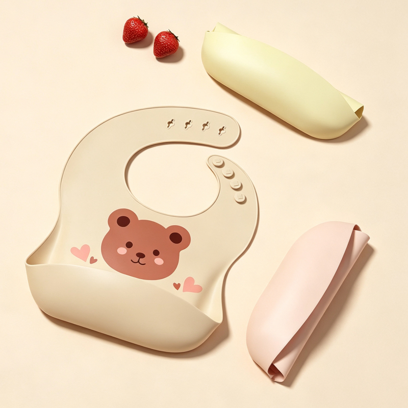 Babadores Impermeáveis de Sili - Waterproof Baby Bibs Silicone avaliação e preço