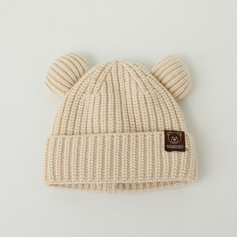 Urso bebê chapéu de inverno or - Infant Beanie Hat With Ears avaliação e preço