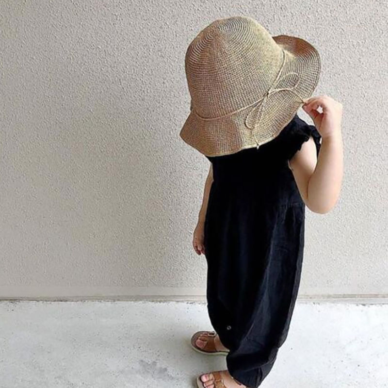 MILANCEL-Macacão De Linho Sem  - Baby Summer Linen Sleeveless Jumpsuit avaliação e preço