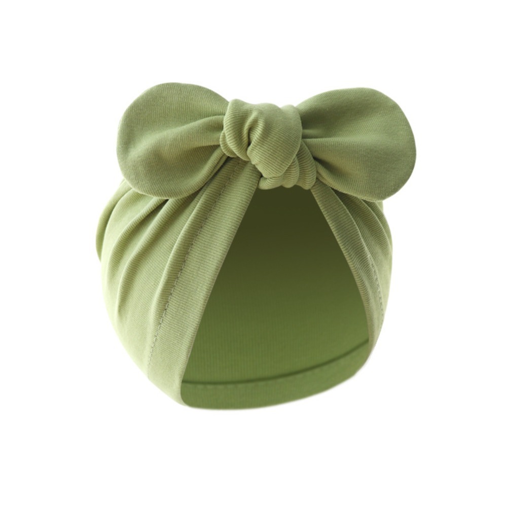 Chapéu de bebê com nó de flor  - Infant Beanie Hat With Ears avaliação e preço