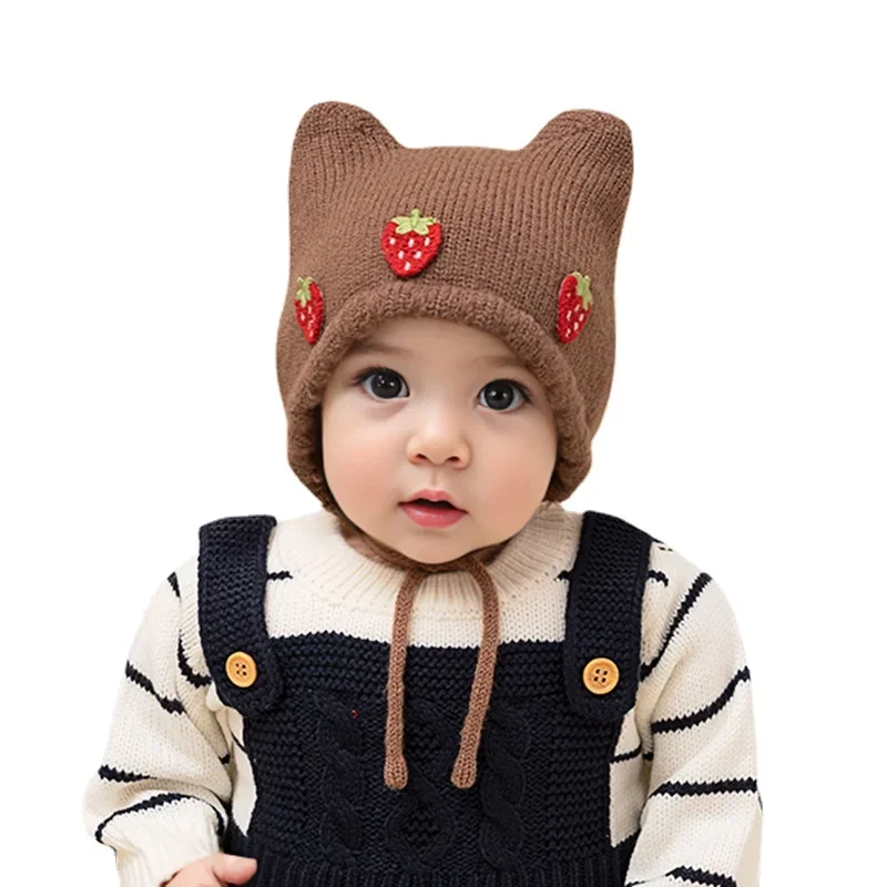 Novo outono inverno bebê menin - Infant Beanie Hat With Ears avaliação e preço