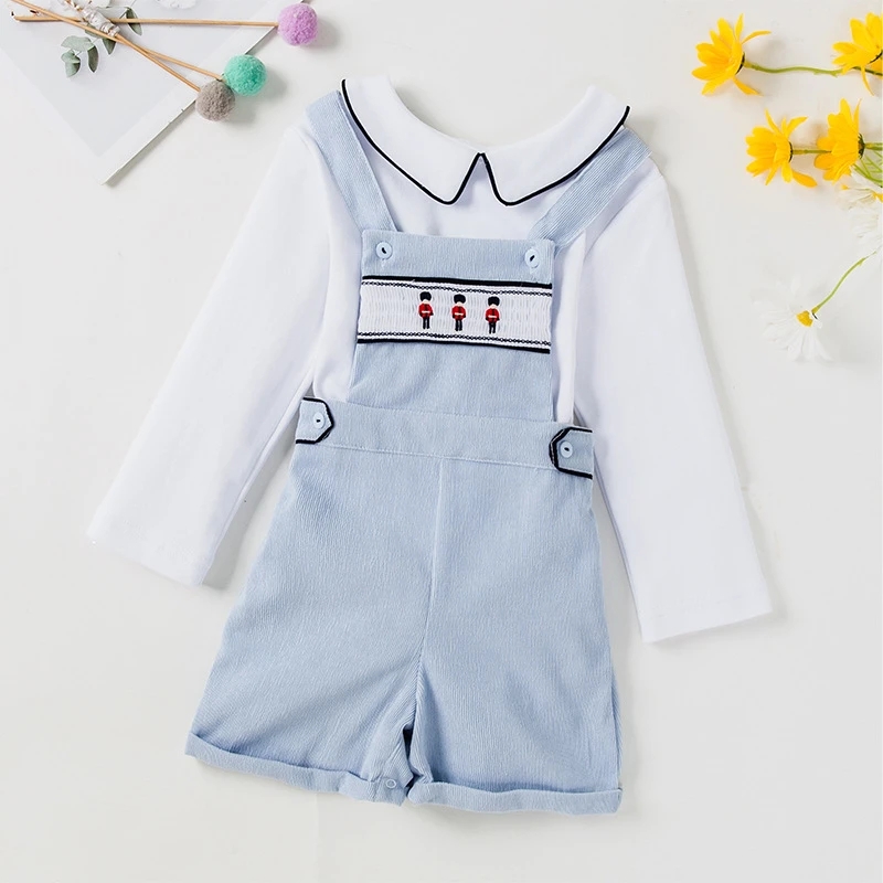 Meninos roupas espanholas roup - Baby Boy Suit Set Baptism avaliação e preço