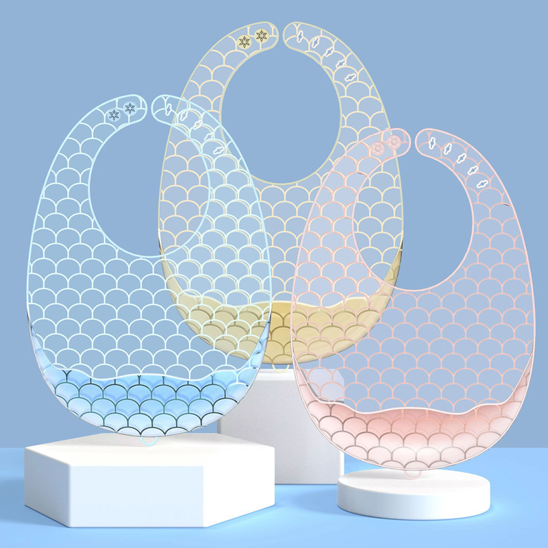 Babadores de bebê de silicone  - Waterproof Baby Bibs Silicone avaliação e preço