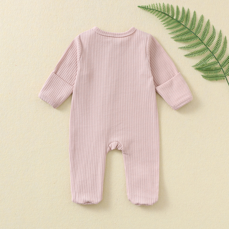 Macacão de Bebê para Outono e  - Cotton Baby Onesies Zipper avaliação e preço