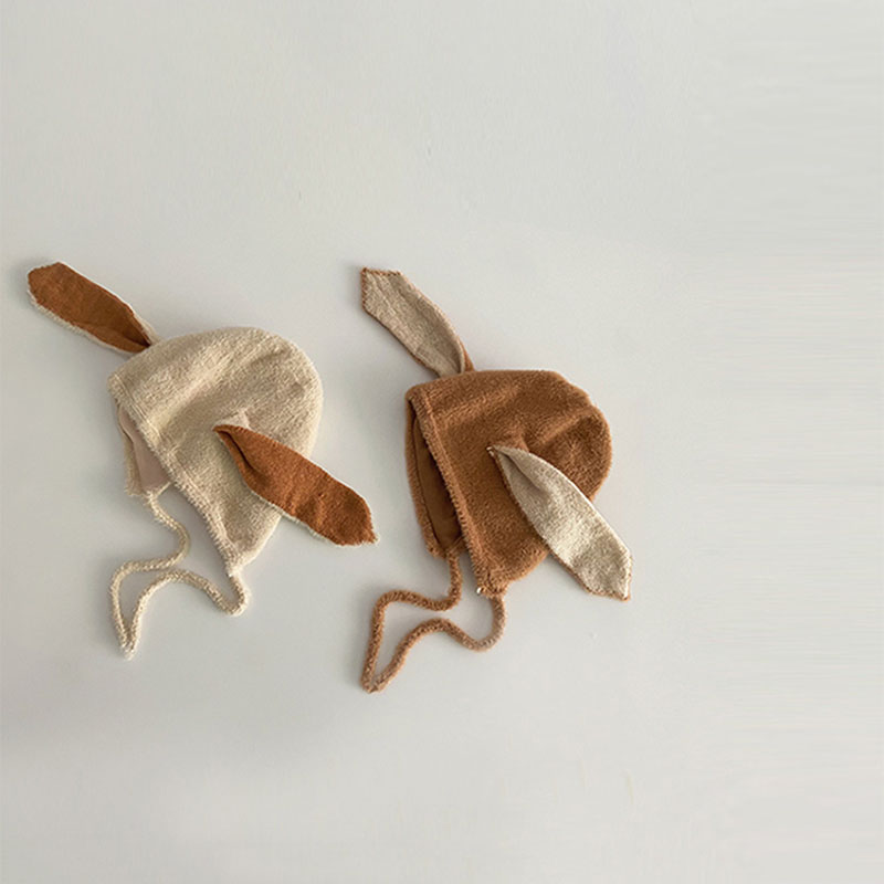 Chapéu de pelúcia ajustável co - Infant Beanie Hat With Ears avaliação e preço