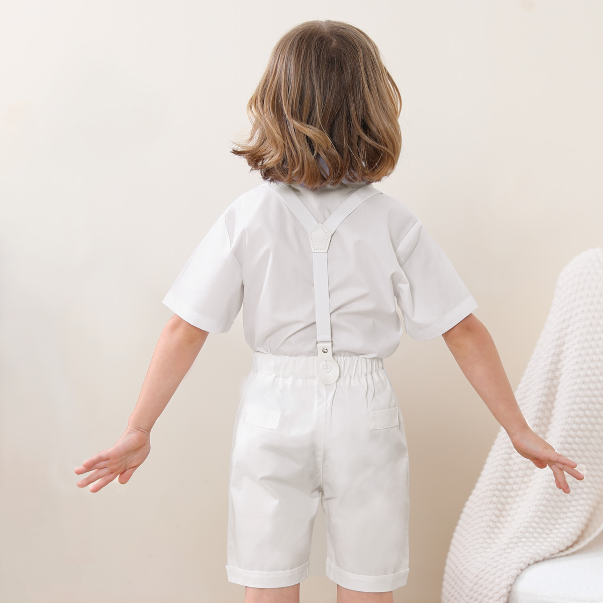 Roupa de batismo para meninos  - Baby Boy Suit Set Baptism avaliação e preço