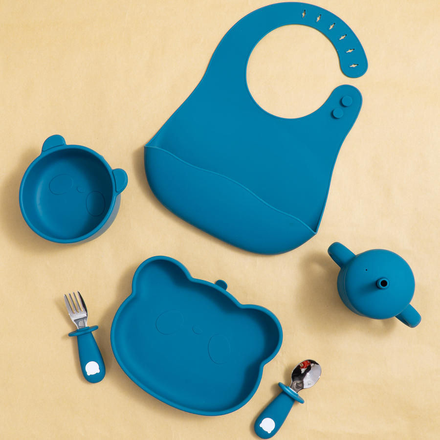 Novo design dos desenhos anima - Waterproof Baby Bibs Silicone avaliação e preço