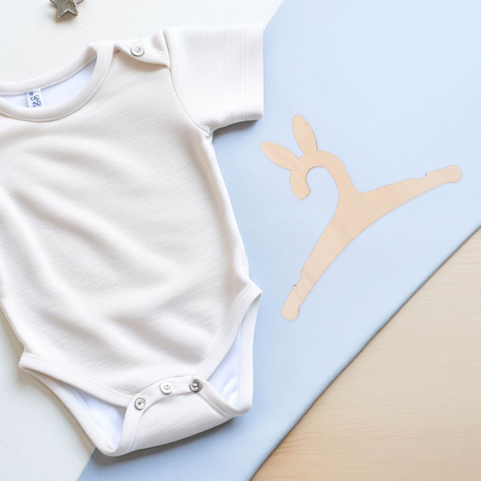5 Peças Cabides de Madeira DIY - Baby Clothes avaliação e preço